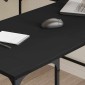 vidaXL Γραφείο Μαύρο 139 x 139 x 75 εκ. από Επεξεργασμένο Ξύλο