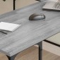 vidaXL Γραφείο Γκρι Sonoma 139x139x75 εκ. από Επεξεργασμένο Ξύλο