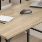 vidaXL Γραφείο Sonoma Δρυς 139 x 139 x 75 εκ. από Επεξεργασμένο Ξύλο