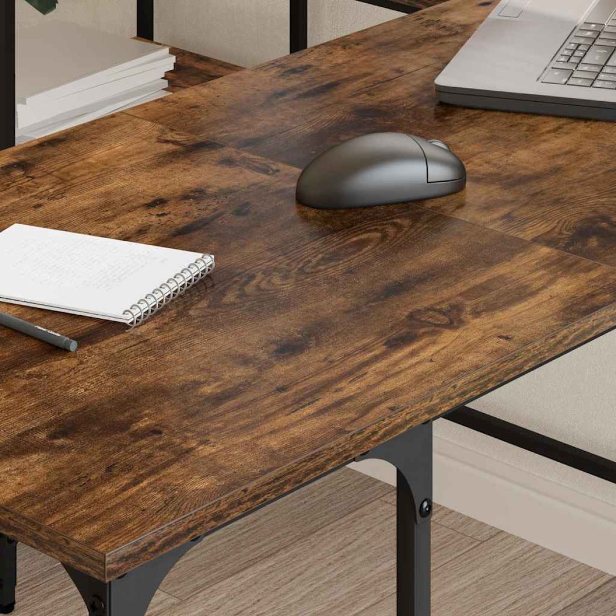 vidaXL Γραφείο Καπνιστή Δρυς 139 x 139 x 75 εκ. από Επεξεργασμένο Ξύλο