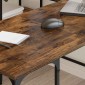 vidaXL Γραφείο Καπνιστή Δρυς 139 x 139 x 75 εκ. από Επεξεργασμένο Ξύλο