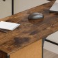 vidaXL Γραφείο Καπνιστή Δρυς 141x141x75 εκ. από Επεξεργασμένο Ξύλο
