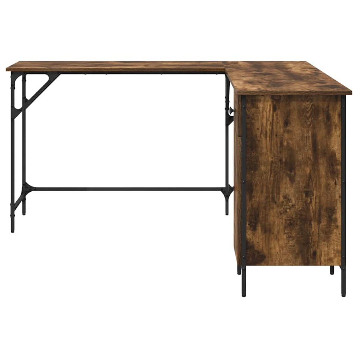 vidaXL Γραφείο Καπνιστή Δρυς 141x141x75 εκ. από Επεξεργασμένο Ξύλο