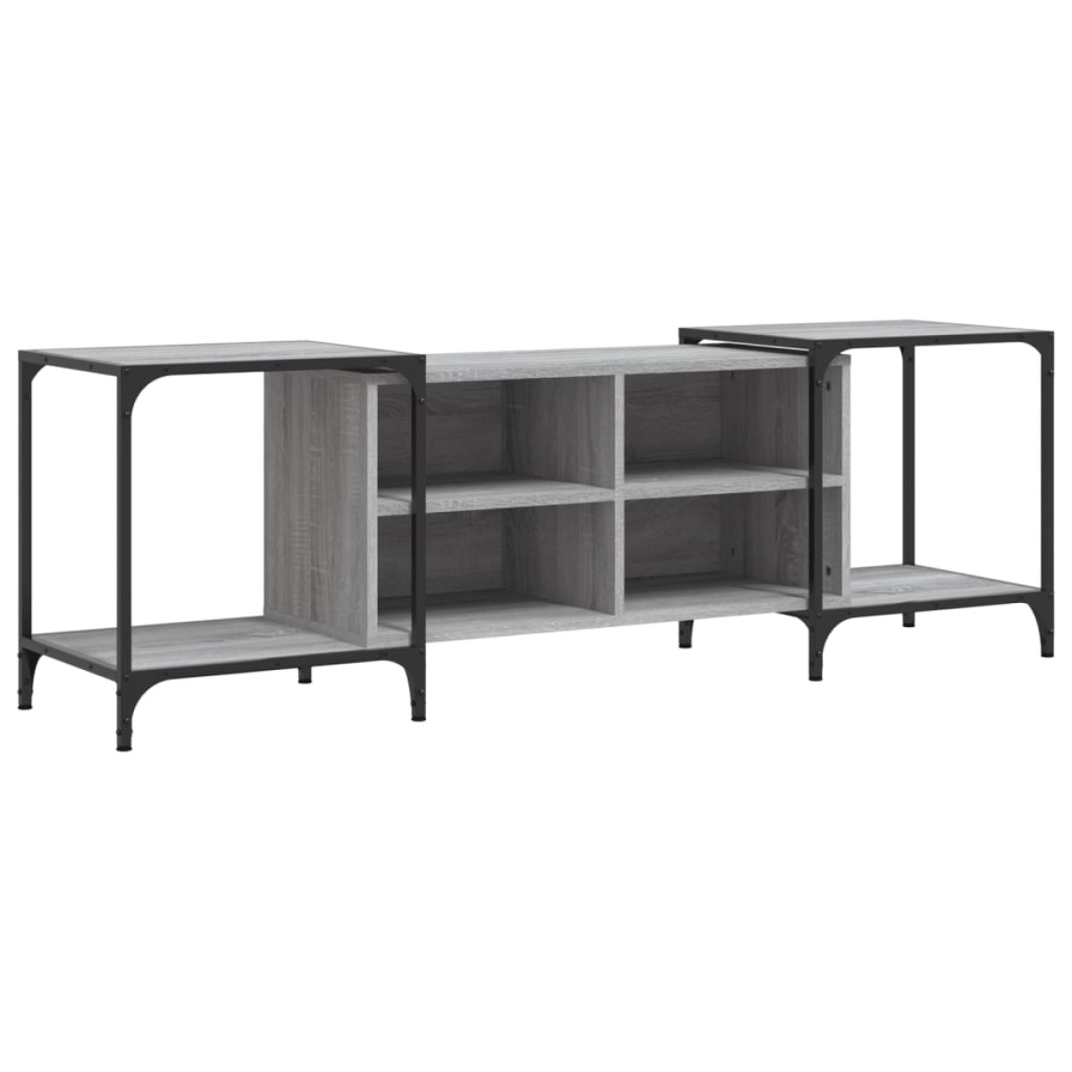 vidaXL Έπιπλο Τηλεόρασης Γκρι Sonoma 153 x 37 x 50 εκ. Επεξεργ. Ξύλο