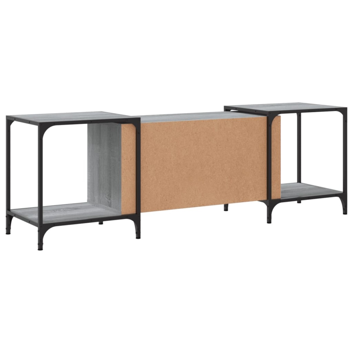 vidaXL Έπιπλο Τηλεόρασης Γκρι Sonoma 153 x 37 x 50 εκ. Επεξεργ. Ξύλο