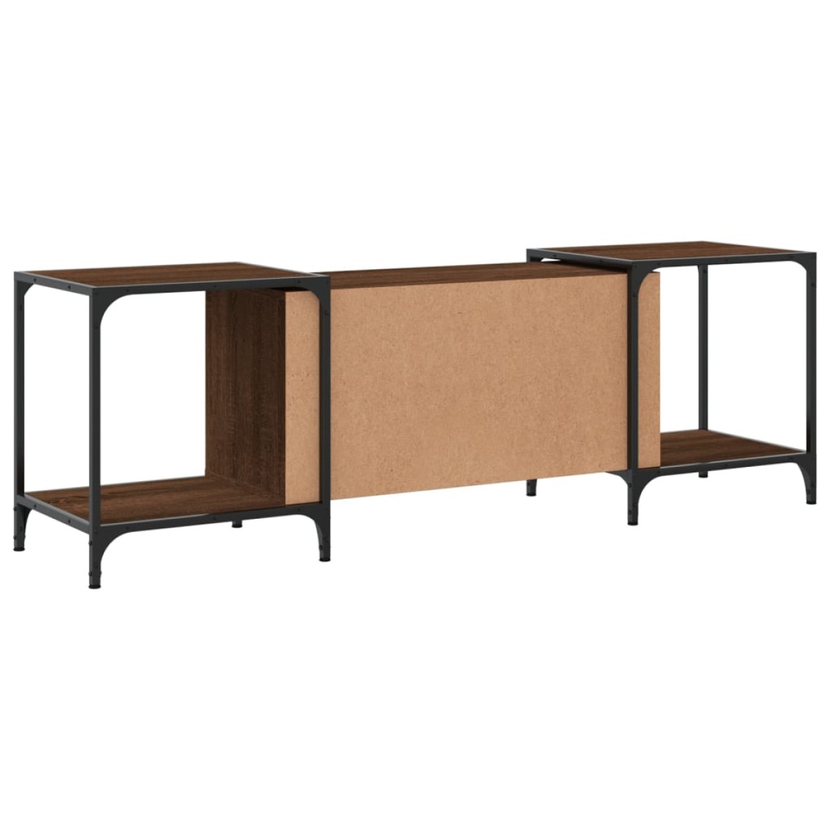 vidaXL Έπιπλο Τηλεόρασης Καφέ Δρυς 153 x 37 x 50 εκ. από Επεξεργ. Ξύλο