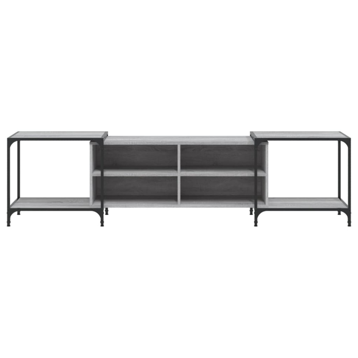 vidaXL Έπιπλο Τηλεόρασης Γκρι Sonoma 203 x 37 x 50 εκ. Επεξεργ. Ξύλο