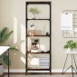 vidaXL Βιβλιοθήκη 5 Επιπέδων Καπνιστή Δρυς 59x35x171 εκ. Επεξεργ. Ξύλο