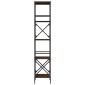 vidaXL Βιβλιοθήκη 5 Επιπέδων Καφέ Δρυς 59 x 35 x 171 εκ. Επεξεργ. Ξύλο