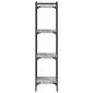 vidaXL Βιβλιοθήκη 4 Επιπέδων Γκρι Sonoma 40x30x120 εκ. Επεξεργ. Ξύλο
