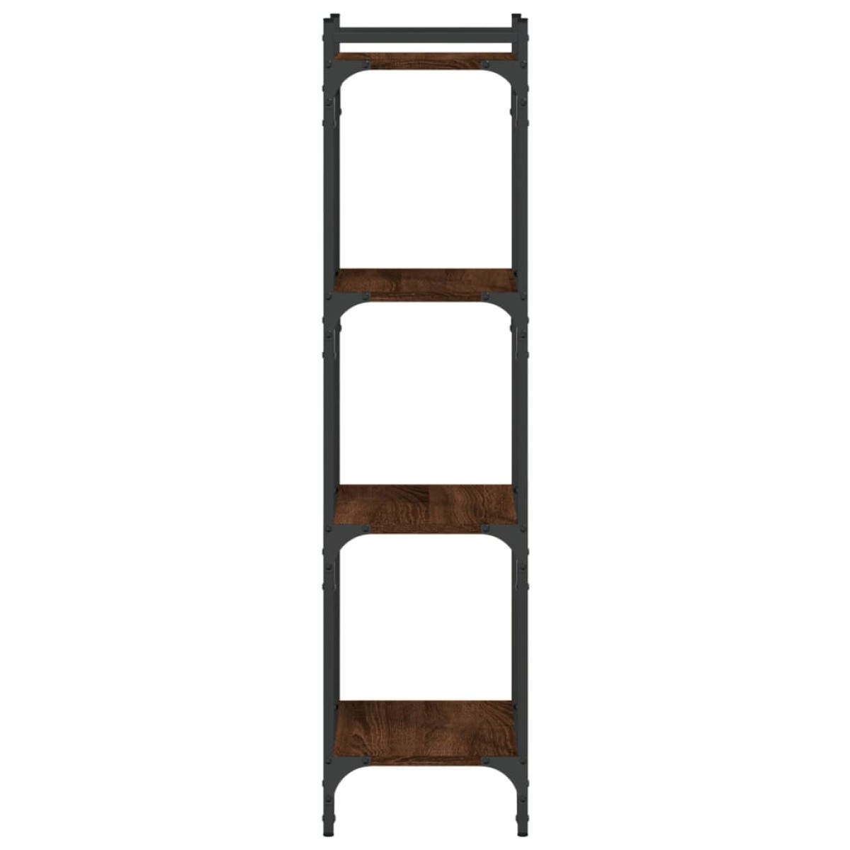 vidaXL Βιβλιοθήκη 4 Επιπέδων Καφέ Δρυς 40 x 30 x 120 εκ. Επεξεργ. Ξύλο