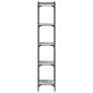 vidaXL Βιβλιοθήκη 5 Επιπέδων Γκρι Sonoma 40x30x154 εκ. Επεξεργ. Ξύλο