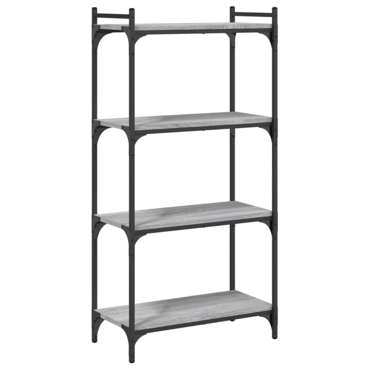 vidaXL Βιβλιοθήκη 4 Επιπέδων Γκρι Sonoma 60x30x120 εκ. Επεξεργ. Ξύλο
