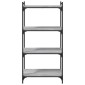 vidaXL Βιβλιοθήκη 4 Επιπέδων Γκρι Sonoma 60x30x120 εκ. Επεξεργ. Ξύλο