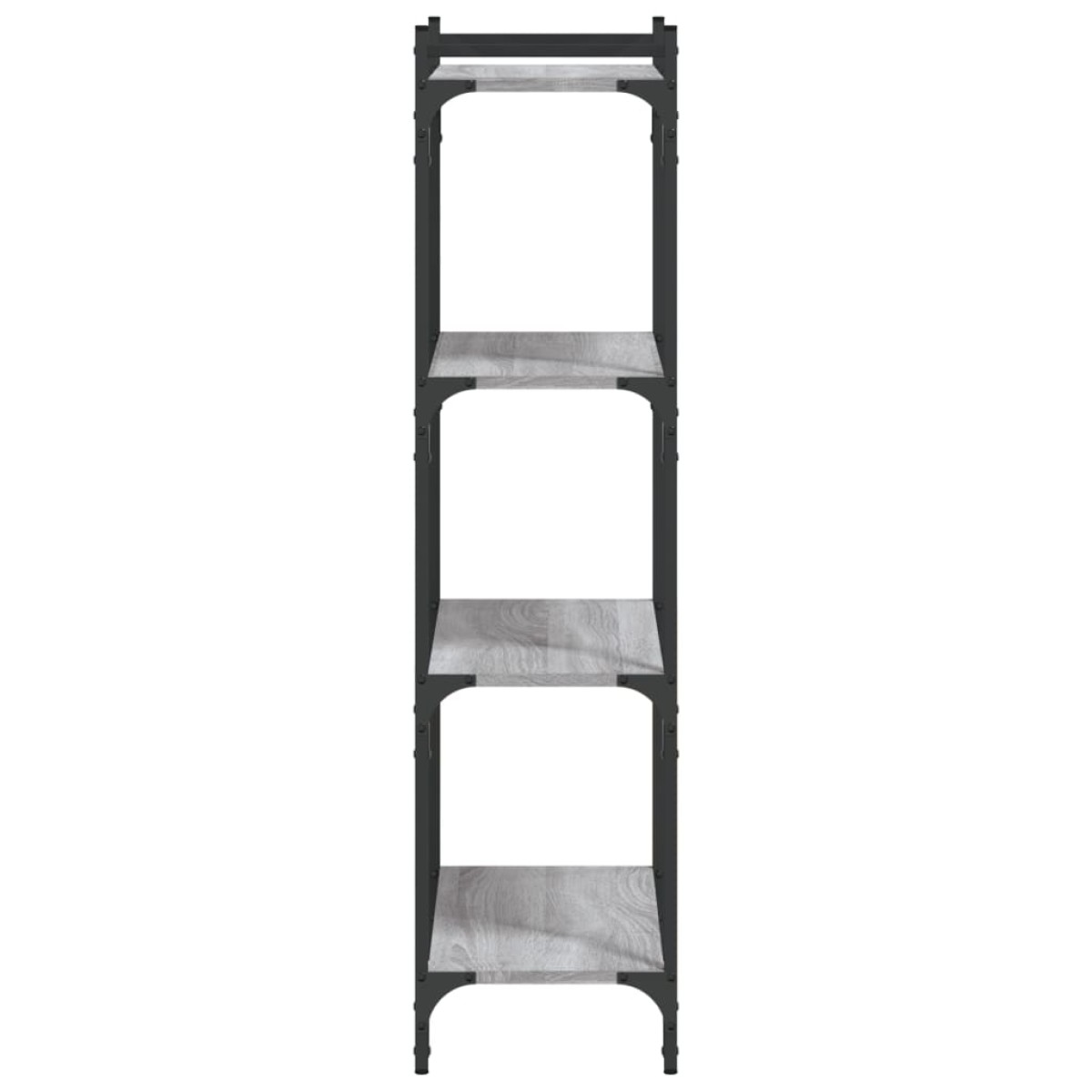 vidaXL Βιβλιοθήκη 4 Επιπέδων Γκρι Sonoma 60x30x120 εκ. Επεξεργ. Ξύλο