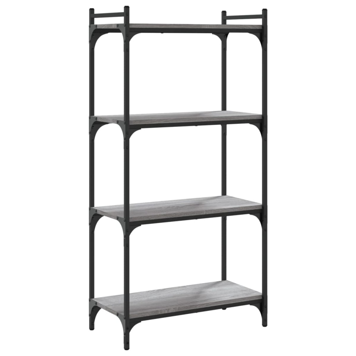 vidaXL Βιβλιοθήκη 4 Επιπέδων Γκρι Sonoma 60x30x120 εκ. Επεξεργ. Ξύλο