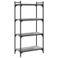 vidaXL Βιβλιοθήκη 4 Επιπέδων Γκρι Sonoma 60x30x120 εκ. Επεξεργ. Ξύλο