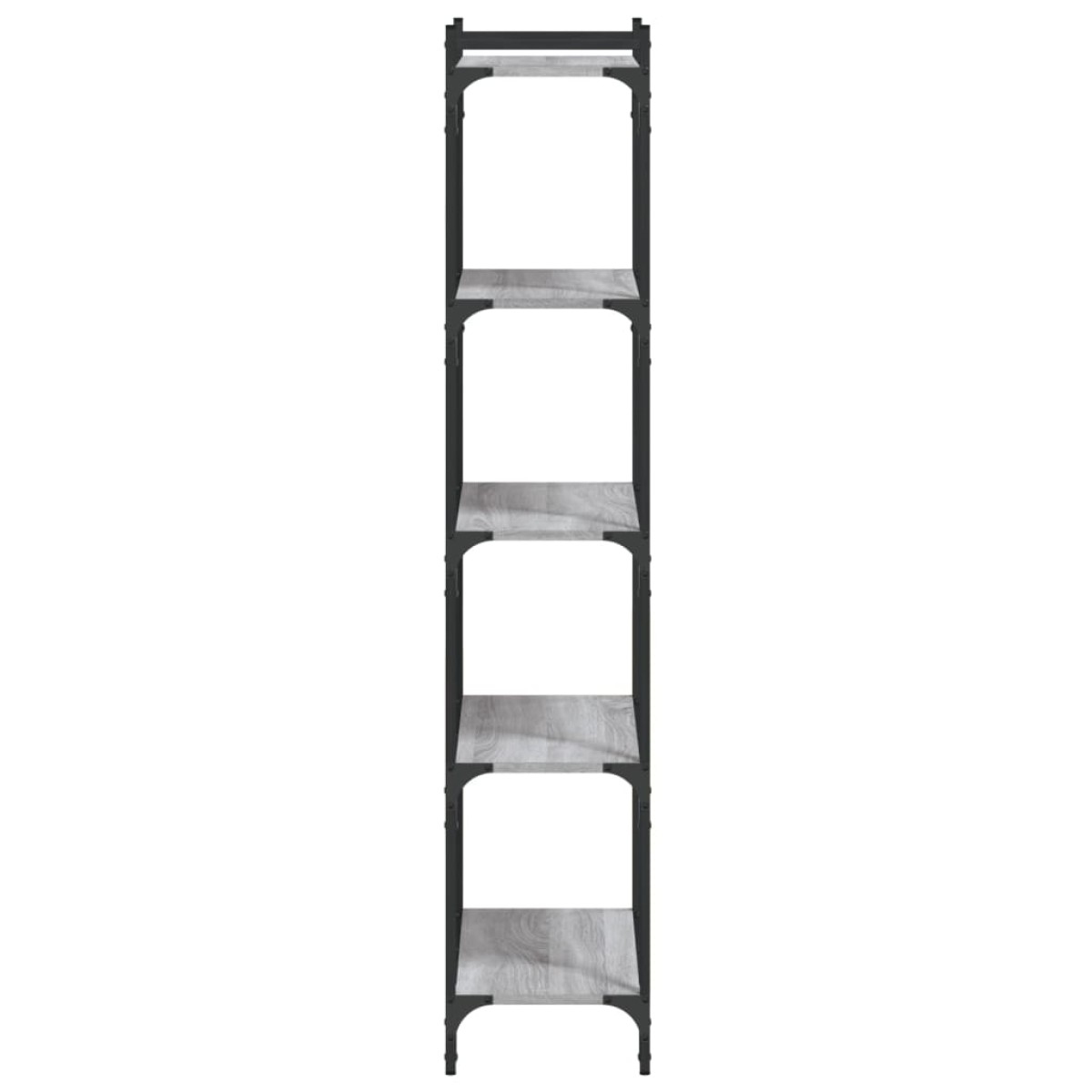 vidaXL Βιβλιοθήκη 5 Επιπέδων Γκρι Sonoma 60x30x154 εκ. Επεξεργ. Ξύλο