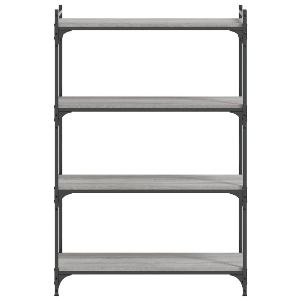 vidaXL Βιβλιοθήκη 4 Επιπέδων Γκρι Sonoma 80x30x120 εκ. Επεξεργ. Ξύλο