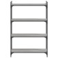 vidaXL Βιβλιοθήκη 4 Επιπέδων Γκρι Sonoma 80x30x120 εκ. Επεξεργ. Ξύλο