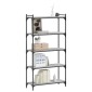 vidaXL Βιβλιοθήκη 5 Επιπέδων Γκρι Sonoma 80x30x154 εκ. Επεξεργ. Ξύλο