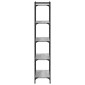vidaXL Βιβλιοθήκη 5 Επιπέδων Γκρι Sonoma 80x30x154 εκ. Επεξεργ. Ξύλο