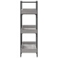 vidaXL Βιβλιοθήκη 3 Επιπέδων Γκρι Sonoma 100x33x108,5εκ. Επεξεργ. Ξύλο