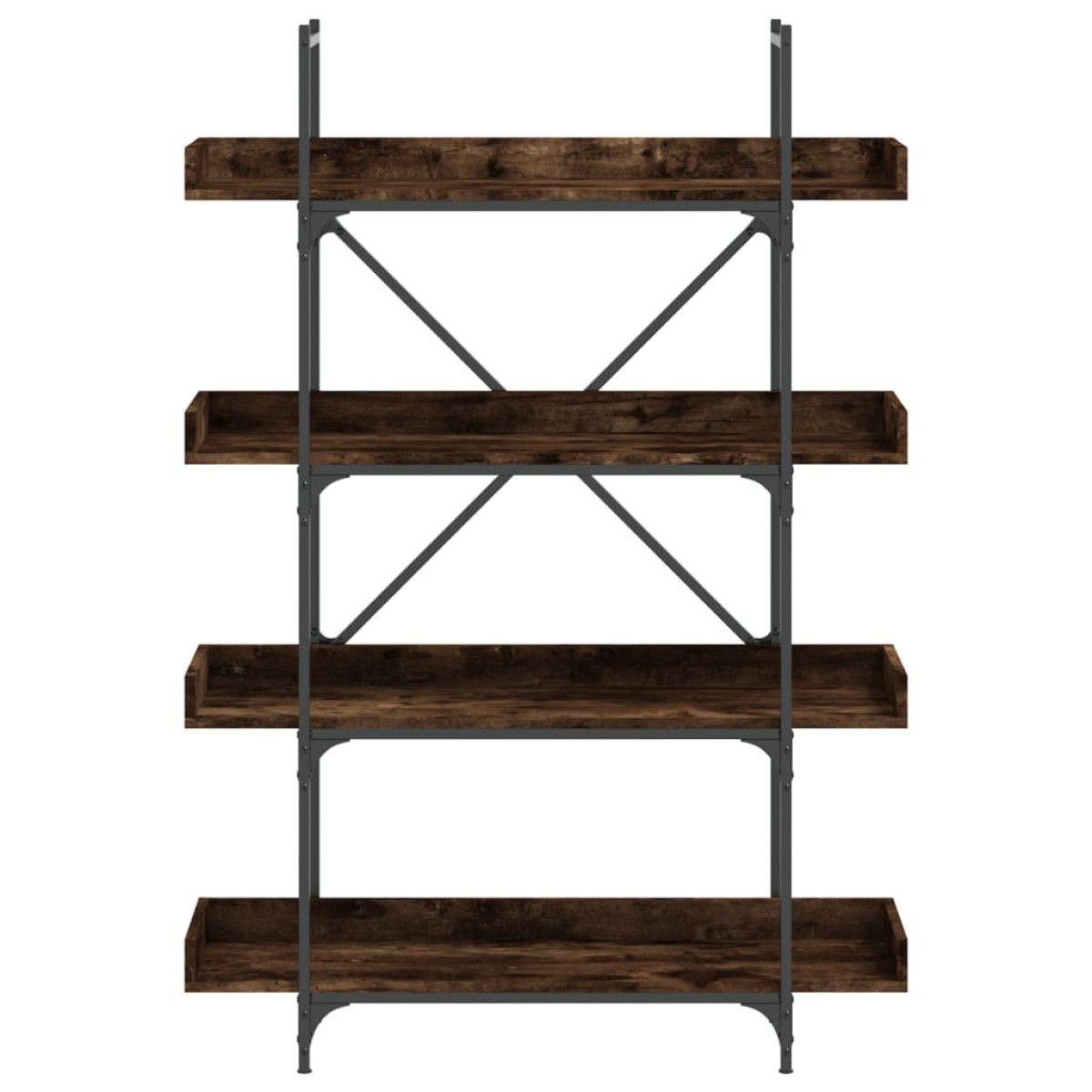 vidaXL Βιβλιοθήκη 4 Επιπέδων Καπν. Δρυς 100x33x145,5 εκ. Επεξεργ. Ξύλο