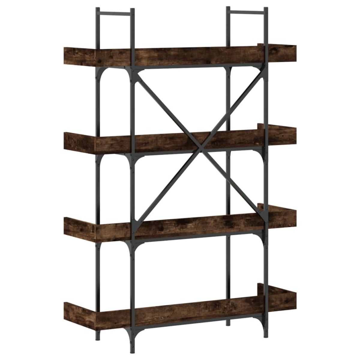 vidaXL Βιβλιοθήκη 4 Επιπέδων Καπν. Δρυς 100x33x145,5 εκ. Επεξεργ. Ξύλο