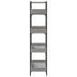 vidaXL Βιβλιοθήκη 4 Επιπέδων Γκρι Sonoma 100x33x145,5εκ. Επεξεργ. Ξύλο