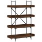 vidaXL Βιβλιοθήκη 4 Επιπέδων Καφέ Δρυς 100x33x145,5 εκ. Επεξεργ. Ξύλο