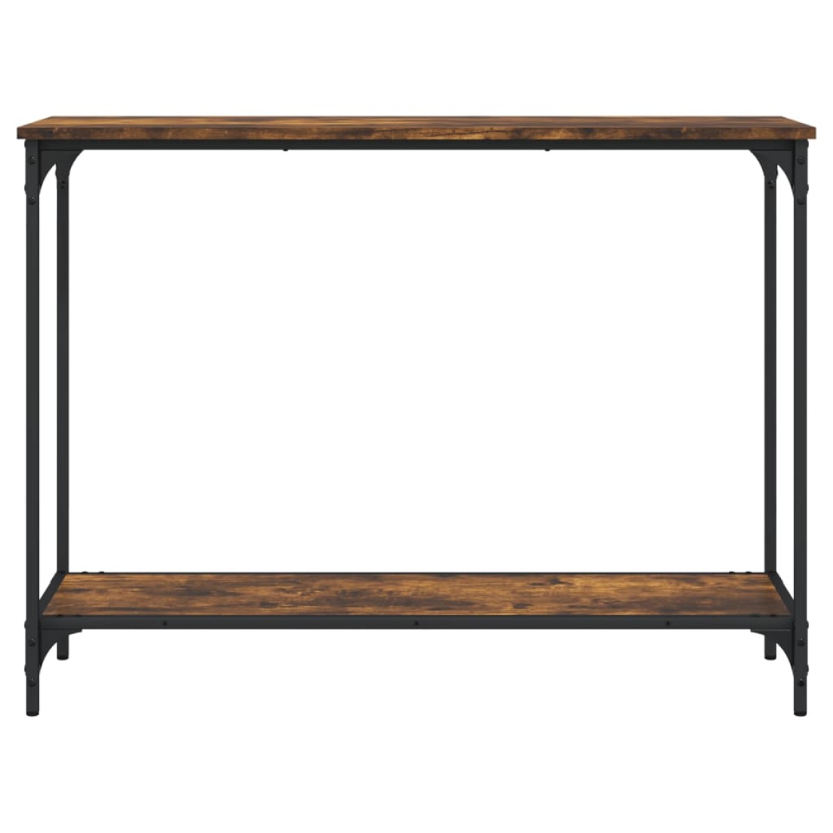 vidaXL Τραπέζι Κονσόλα Καπνιστή Δρυς 101x30,5x75εκ. Επεξεργασμένο Ξύλο