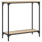 vidaXL Τραπέζι Κονσόλα Sonoma Δρυς 75 x 30,5 x 75 εκ. Επεξεργ. Ξύλο