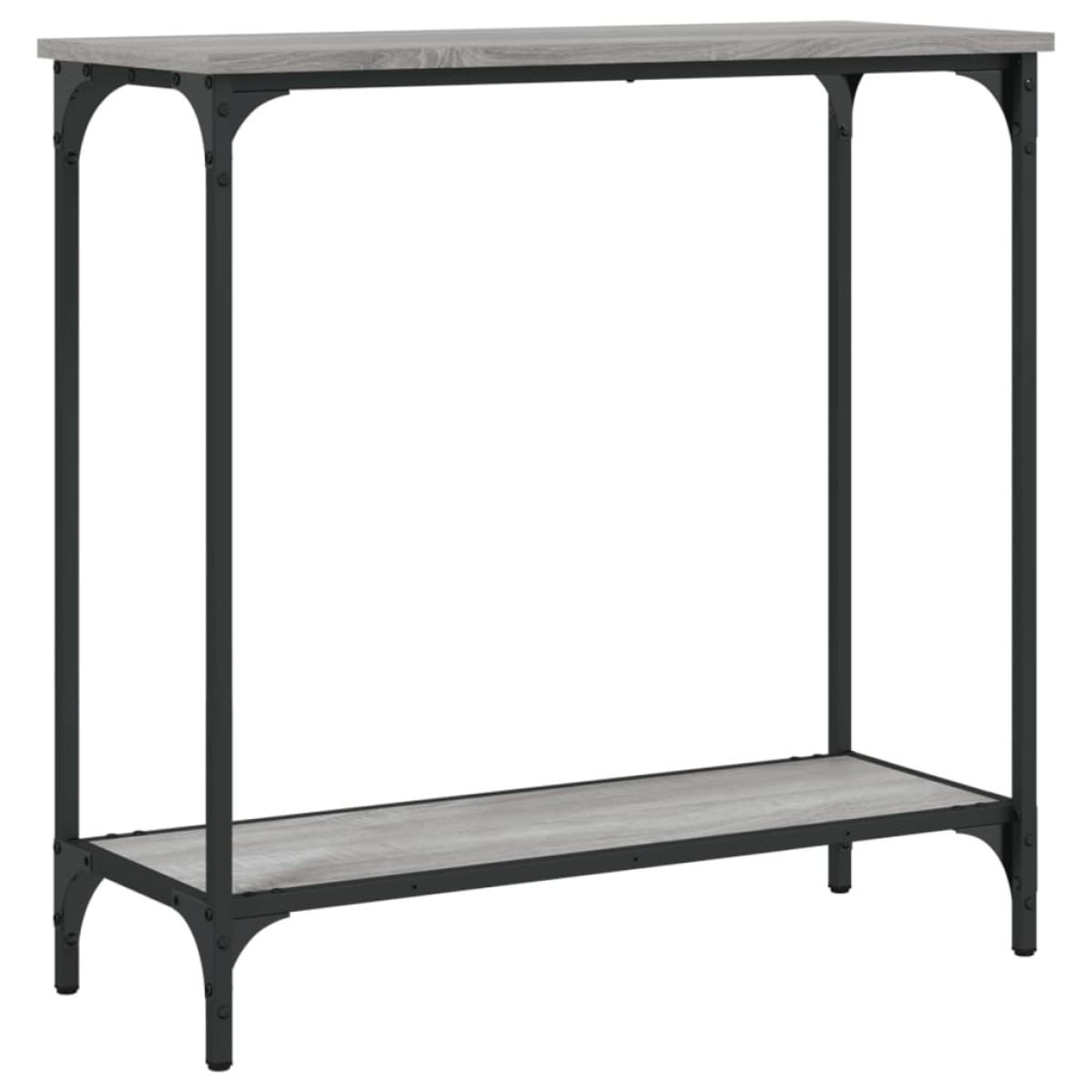 vidaXL Τραπέζι Κονσόλα Γκρι Sonoma 75 x 30,5 x 75 εκ. Επεξεργ. Ξύλο