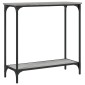 vidaXL Τραπέζι Κονσόλα Γκρι Sonoma 75 x 30,5 x 75 εκ. Επεξεργ. Ξύλο