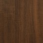 vidaXL Τραπέζι Κονσόλα με Ράφι Καφέ Δρυς 75x29x75 εκ. Επεξεργ. Ξύλο