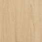 vidaXL Τραπέζι Κονσόλα με Ράφι Sonoma Δρυς 100x29x75 εκ. Επεξεργ. Ξύλο