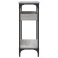 vidaXL Τραπέζι Κονσόλα με Ράφι Γκρι Sonoma 100x29x75 εκ. Επεξεργ. Ξύλο