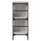 vidaXL Μπουφές Γκρι Sonoma 102 x 32 x 73,5 εκ. από Επεξεργασμένο Ξύλο