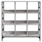 vidaXL Ραφιέρα Γκρι Sonoma 102 x 32 x 103,5 εκ. από Επεξεργασμένο Ξύλο