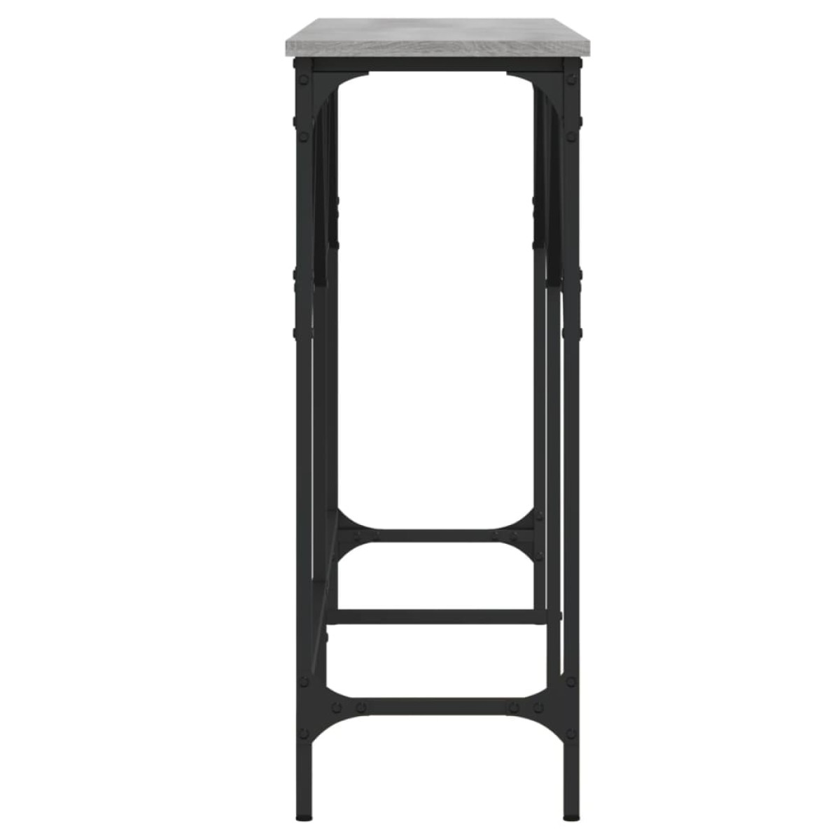 vidaXL Τραπέζι Κονσόλα Γκρι Sonoma 140 x 29 x 75 εκ. Επεξεργ. Ξύλο