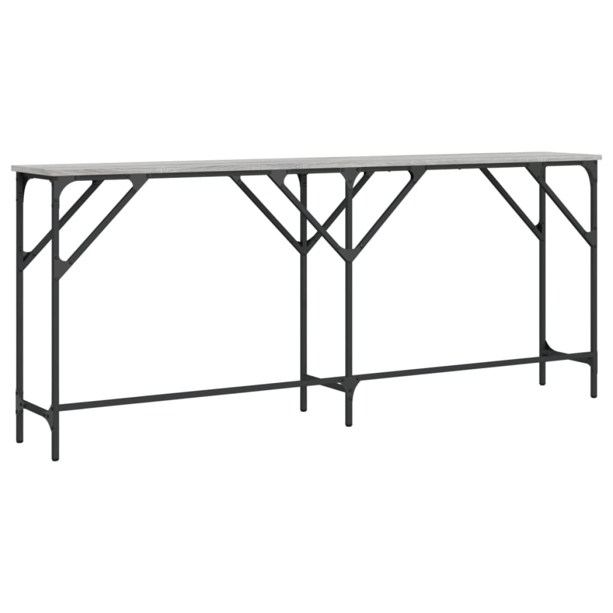 vidaXL Τραπέζι Κονσόλα Γκρι Sonoma 180x29x75 εκ. Επεξεργασμένο Ξύλο