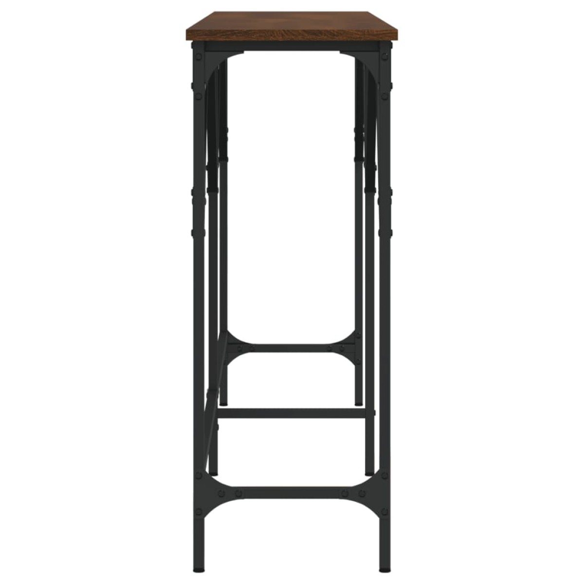 vidaXL Τραπέζι Κονσόλα Καφέ Δρυς 180x29x75 εκ. Επεξεργασμένο Ξύλο