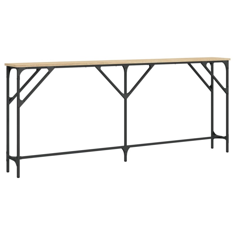 vidaXL Τραπέζι Κονσόλα Sonoma Δρυς 180x23x75 εκ. Επεξεργασμένο Ξύλο