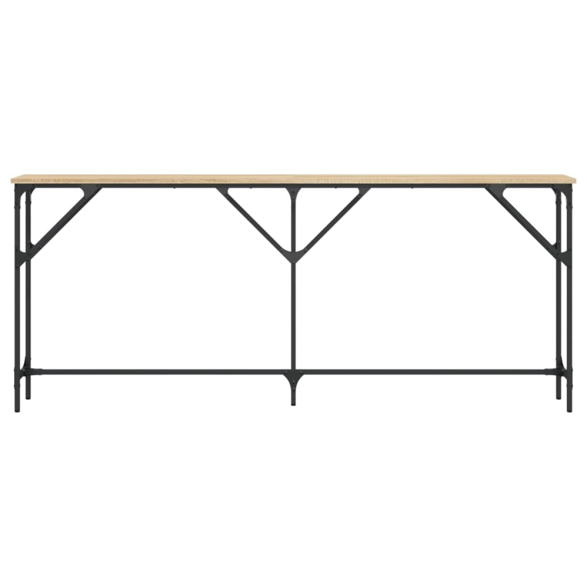 vidaXL Τραπέζι Κονσόλα Sonoma Δρυς 180x23x75 εκ. Επεξεργασμένο Ξύλο