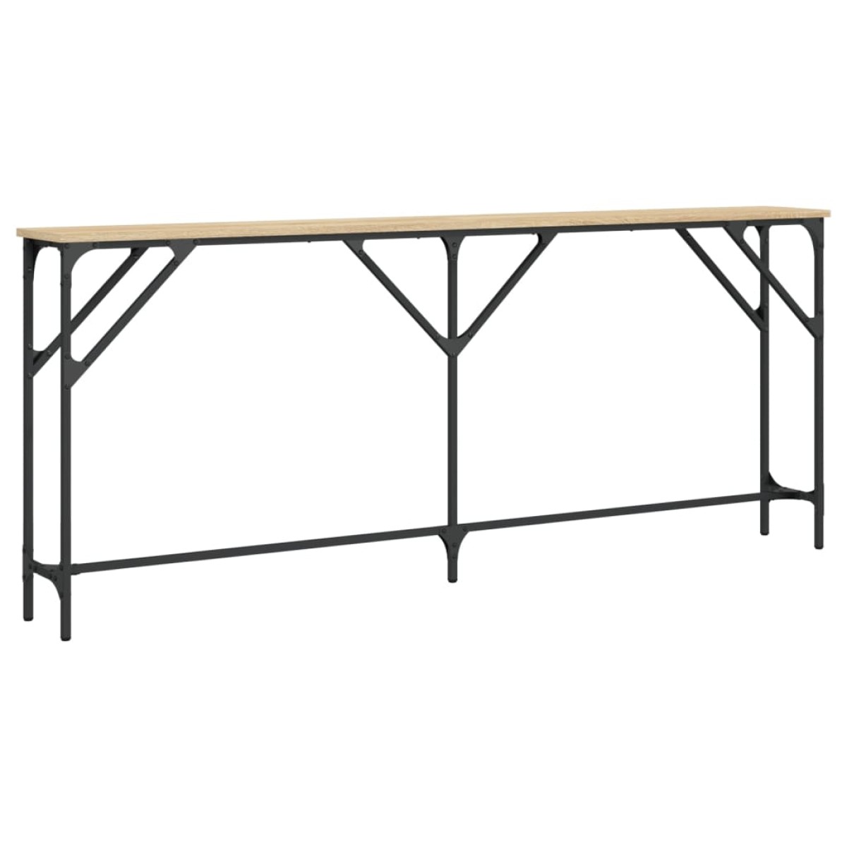 vidaXL Τραπέζι Κονσόλα Sonoma Δρυς 180x23x75 εκ. Επεξεργασμένο Ξύλο
