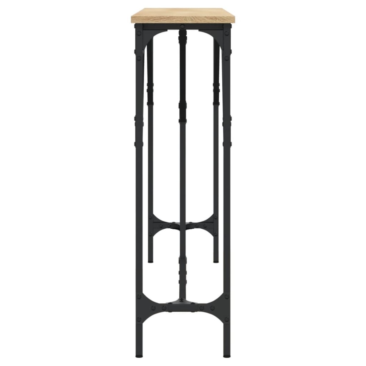 vidaXL Τραπέζι Κονσόλα Sonoma Δρυς 140 x 23 x 75 εκ. από Επεξεργ. Ξύλο