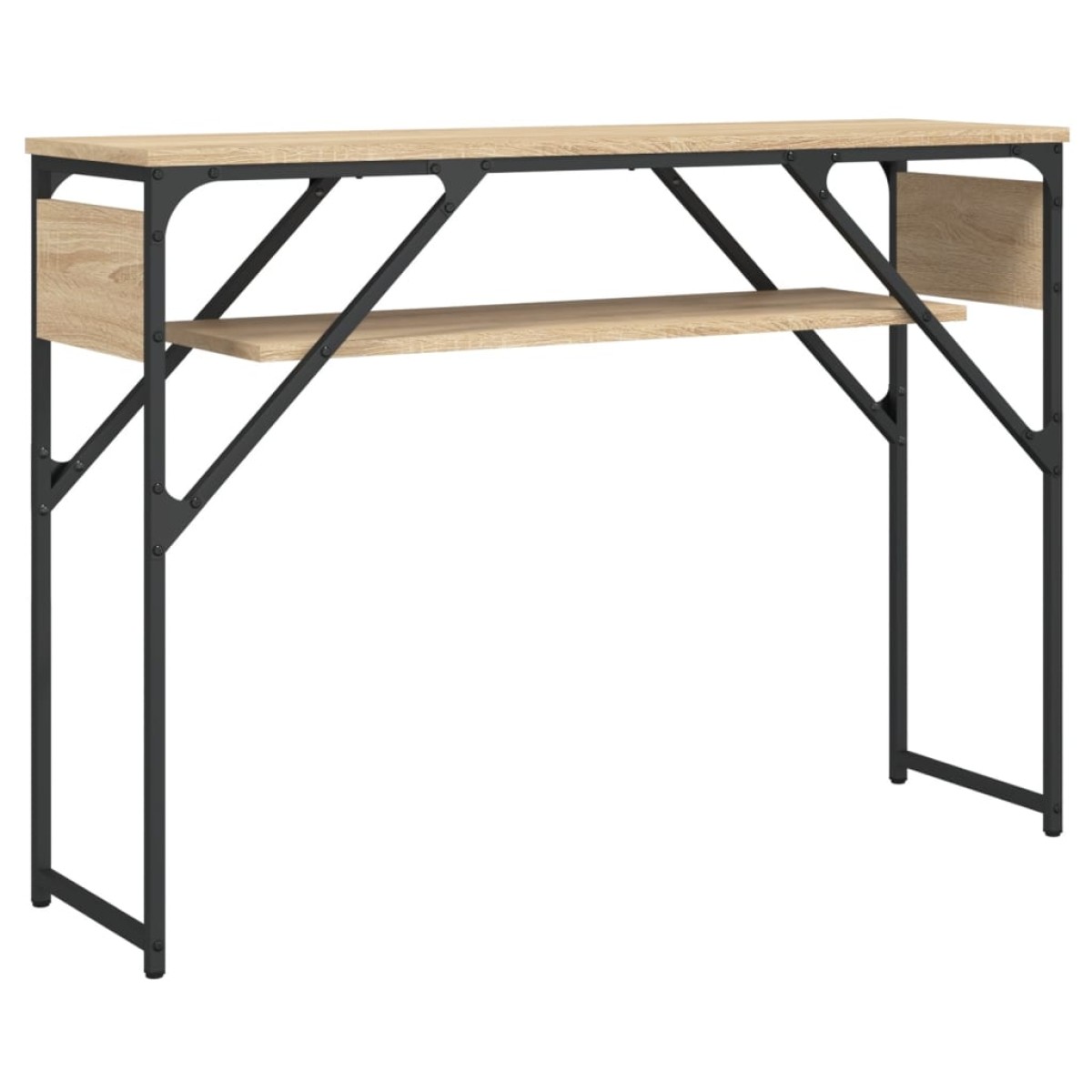 vidaXL Τραπέζι Κονσόλα Sonoma Δρυς 105 x 30 x 75 εκ. από Επεξεργ. Ξύλο