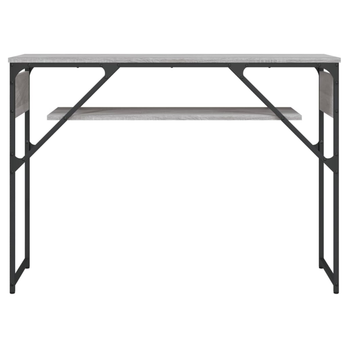 vidaXL Τραπέζι Κονσόλα Γκρι Sonoma 105 x 30 x 75 εκ. από Επεξεργ. Ξύλο