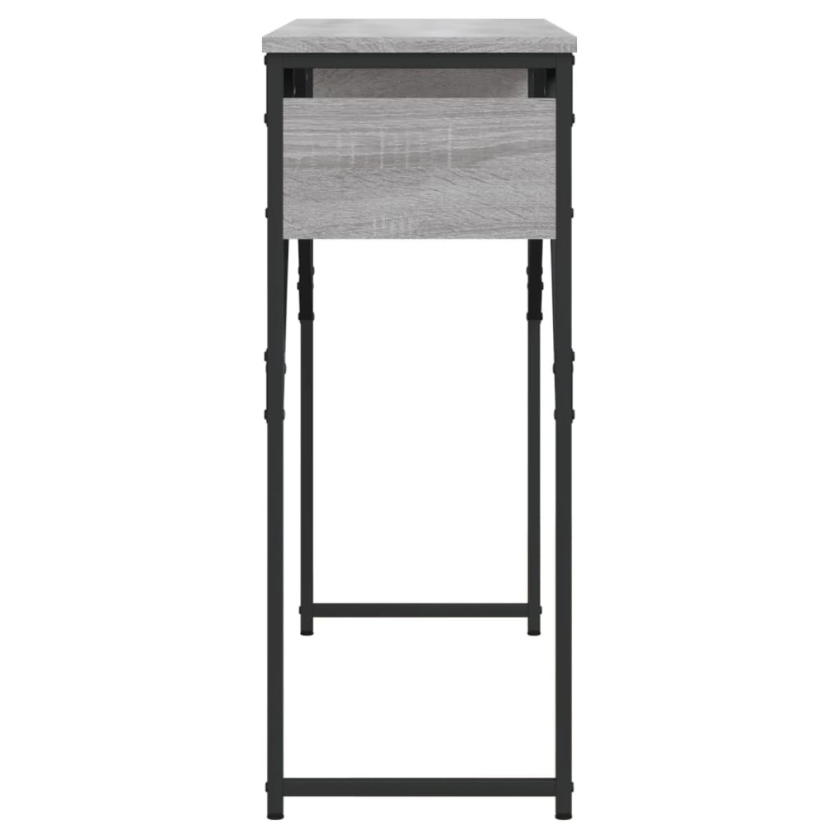 vidaXL Τραπέζι Κονσόλα Γκρι Sonoma 105 x 30 x 75 εκ. από Επεξεργ. Ξύλο
